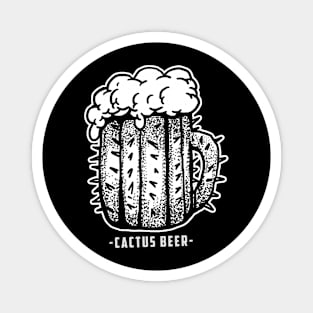 Cactus Beer Magnet